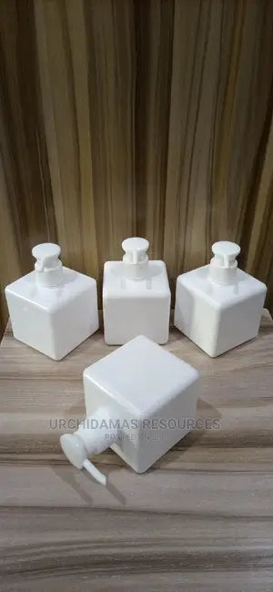 PET G LOTION PLASTIC SQUARE BOTTLE