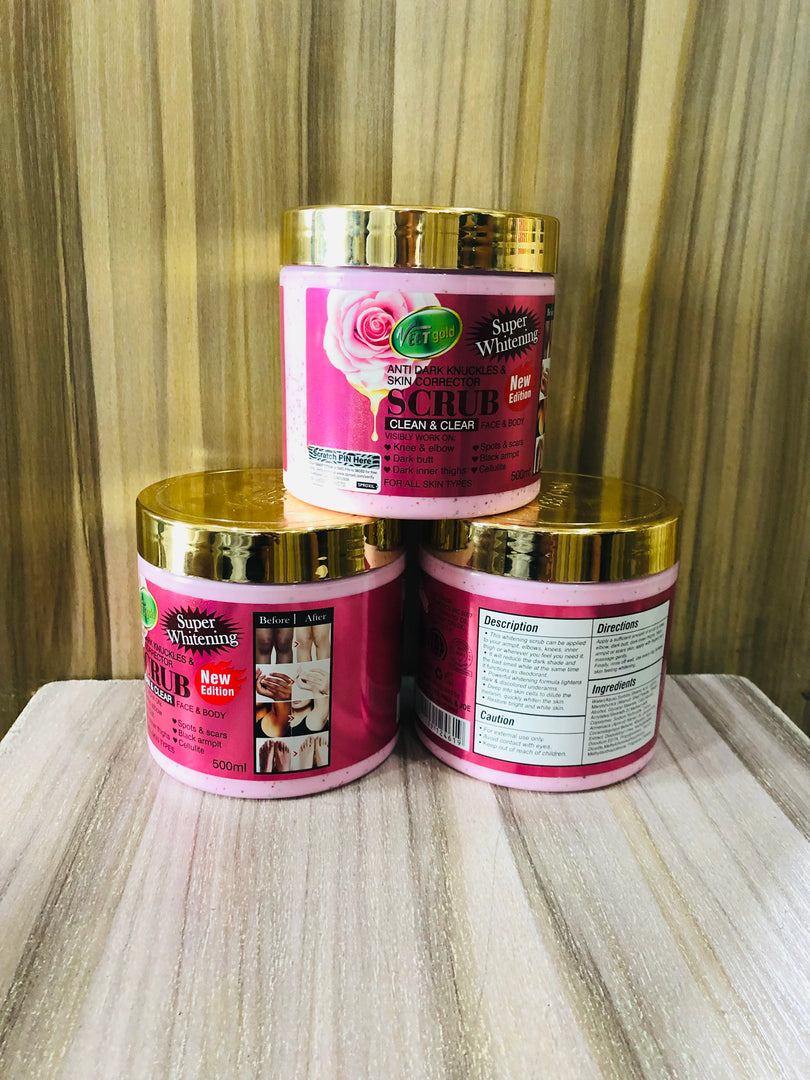 VEET GOLD ANTI DARK KNUCKLE & SKIN CORRECTOR SCRUB (500G)