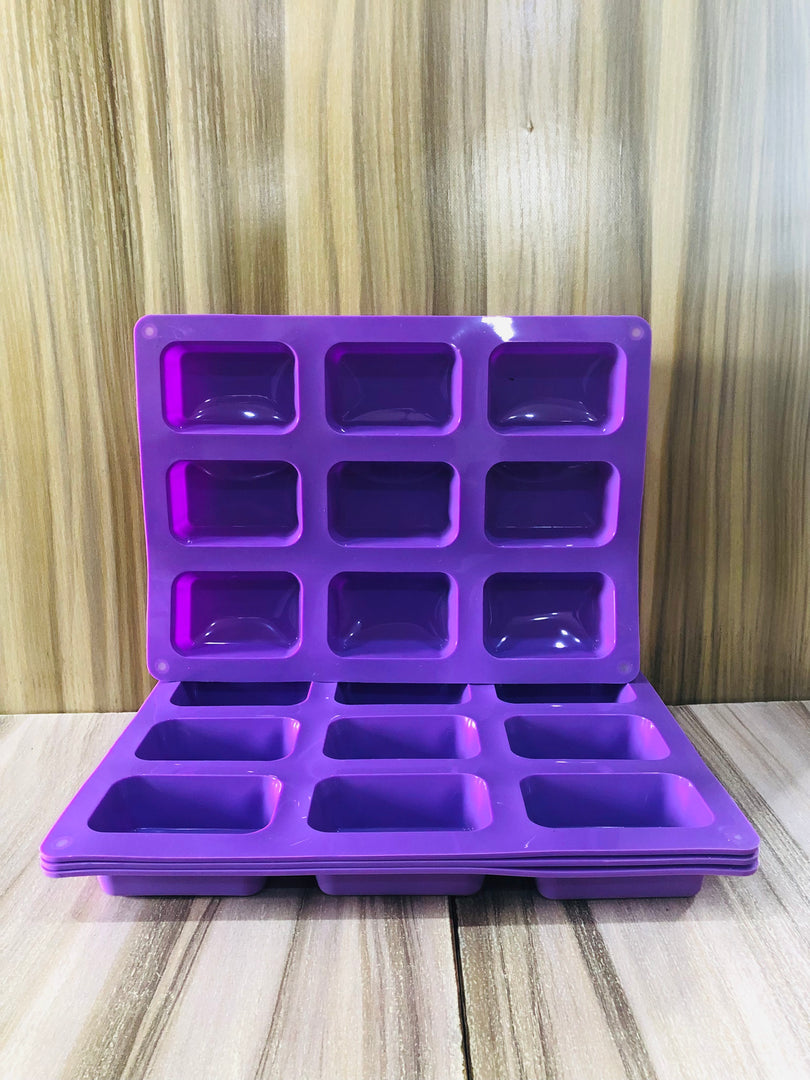 NINE CAVITY RECTANGULAR SILICON MOLD