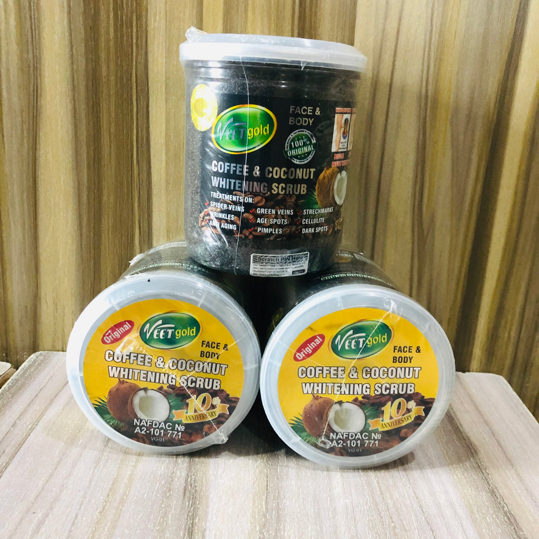 VEET GOLD COFFEE AND COCONUT SCRUB