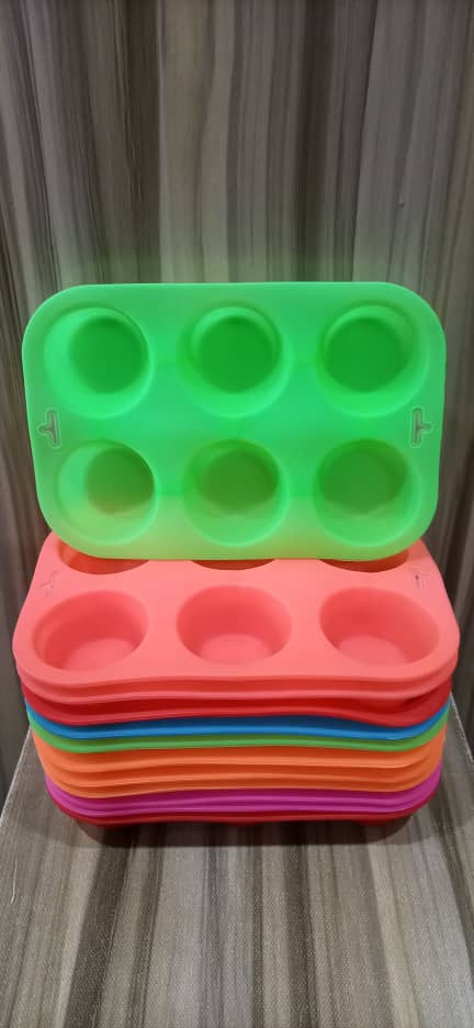SIX CAVITY ROUND SILICON MOLD