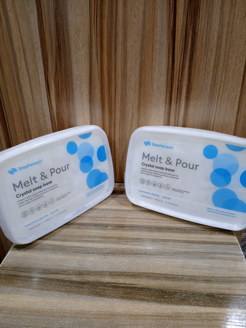 DONKEY MILK MELT AND POUR (CRYSTAL SOAP BASE)
