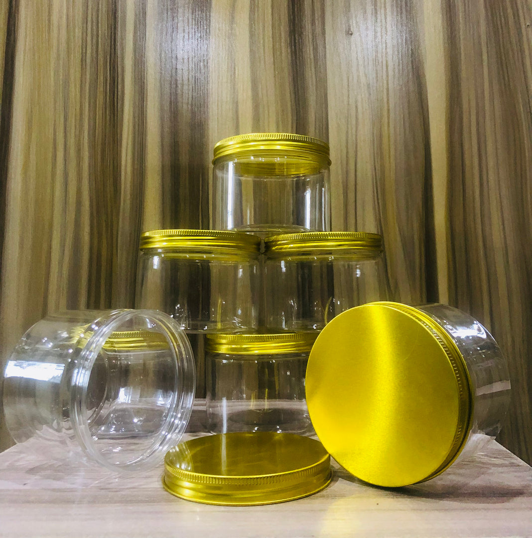 250G ACRYLIC GOLD COVER CUP (SHORT)
