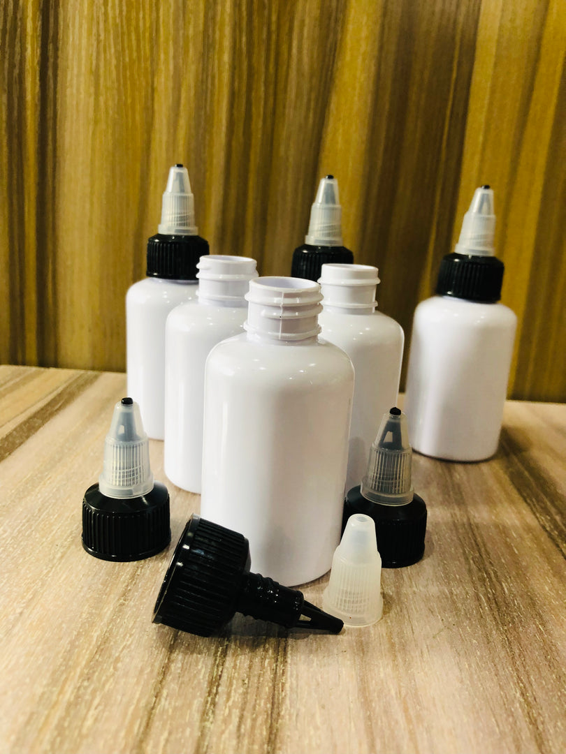 PENGUIN PLASTIC BOTTLE (50ML) 20MM OPENING (WHITE)