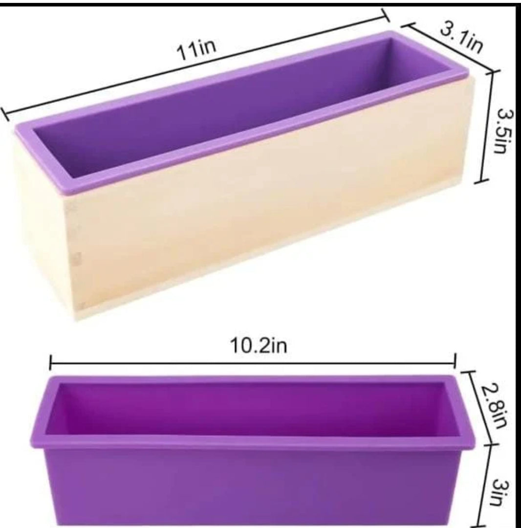 WOODEN SOAP MOLD WITH SILICON
