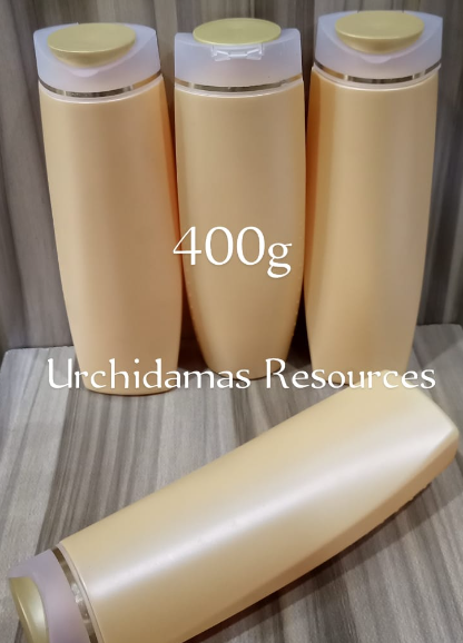 400ML GOLD & TRANSPARENT COVER LOTION BOTTLE