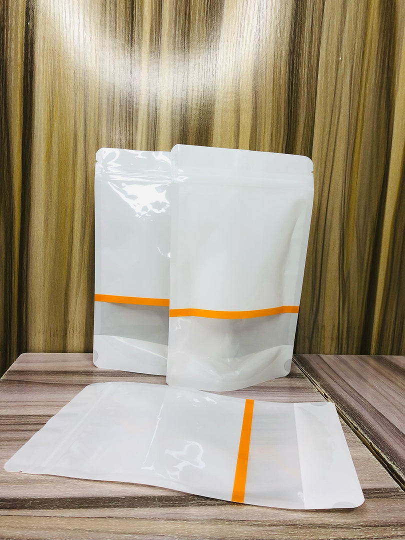 ORANGE STRIPE POUCH