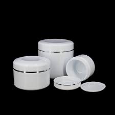 WHITE SILVER &GOLD LINE CUP