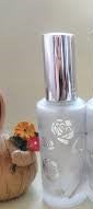 FROSTED PETAL PERFUME BOTTLE