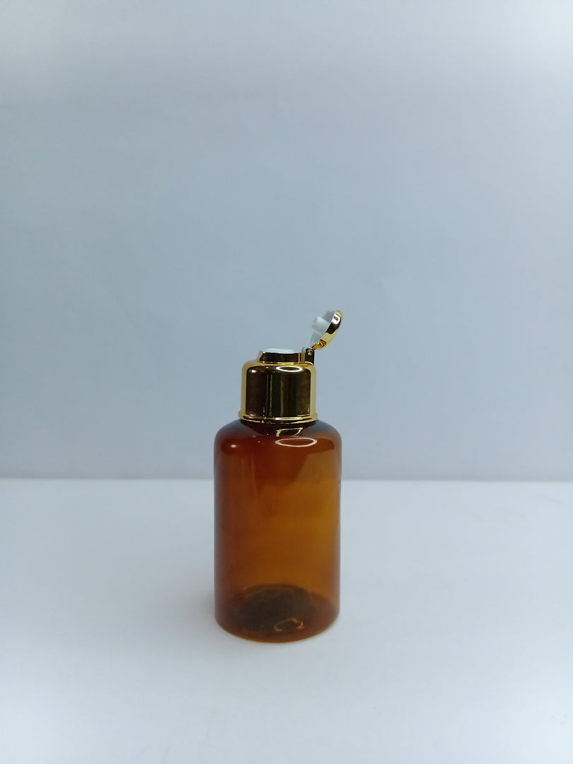 PENGUIN PLASTIC BOTTLE (50ML) 20MM OPENING (AMBER)
