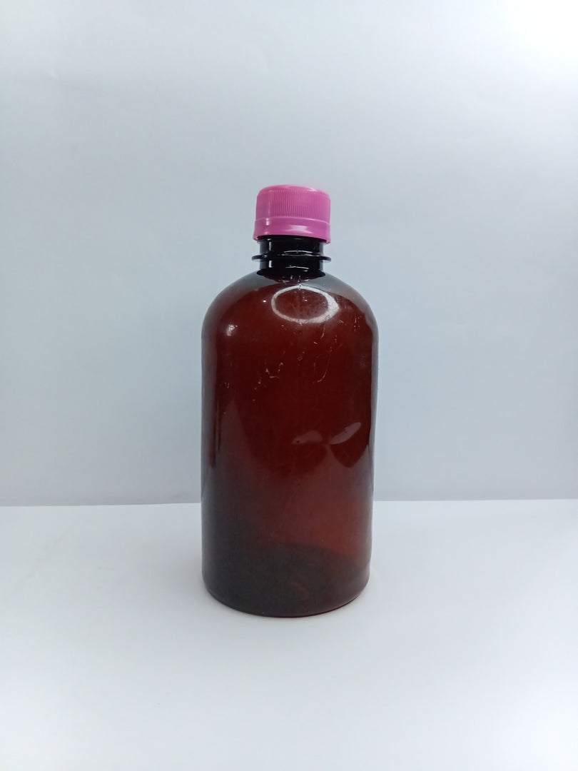 JASMINE PLASTIC BOTTLE (500ML) (AMBER)