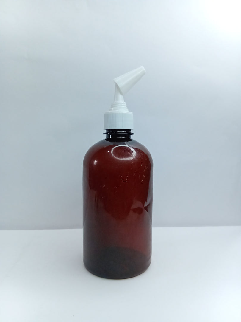 JASMINE PLASTIC BOTTLE (500ML) (AMBER)