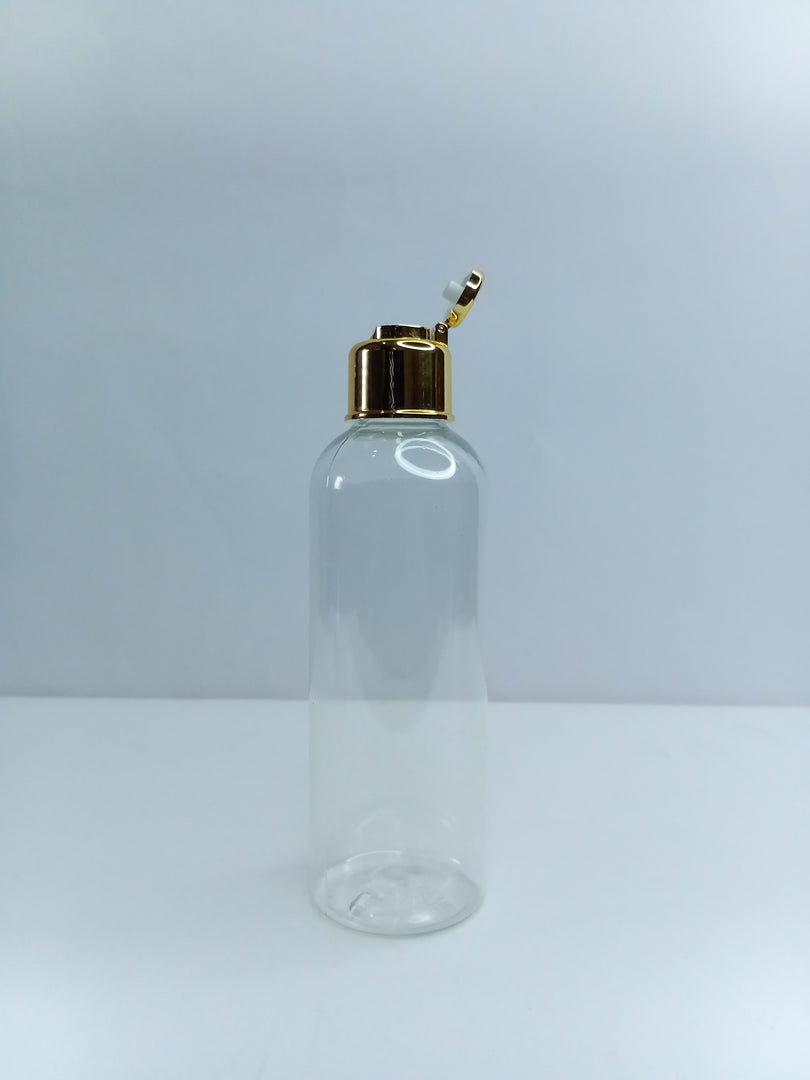 OROBO PENGUIN PLASTIC BOTTLE (100ML) 20MM OPENING (LONG TRANSPARENT)