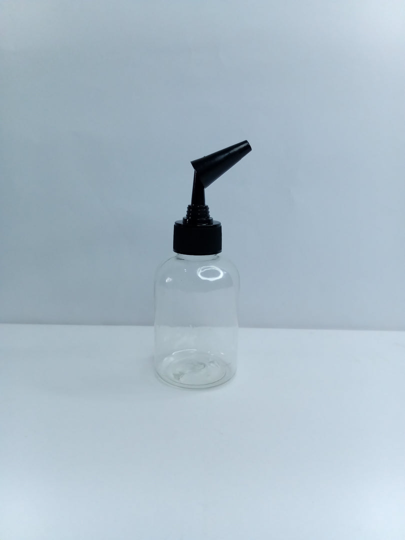 OROBO PENGUIN PLASTIC BOTTLE (100ML) 24MM OPENING (SHORT TRANSPARENT)