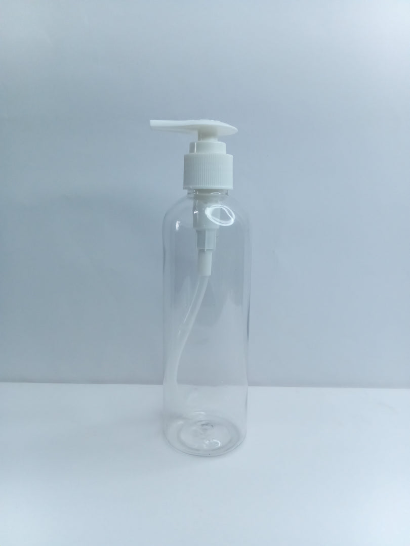 OROBO PENGUIN PLASTIC BOTTLE (100ML) 20MM OPENING (LONG TRANSPARENT)