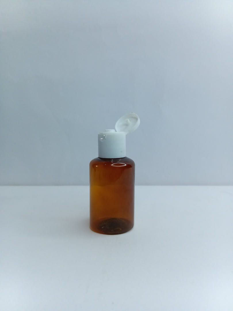 PENGUIN PLASTIC BOTTLE (50ML) 20MM OPENING (AMBER)