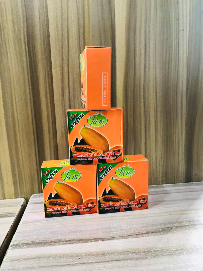 JAM PAPAYA GLUTA COLLAGEN SOAP