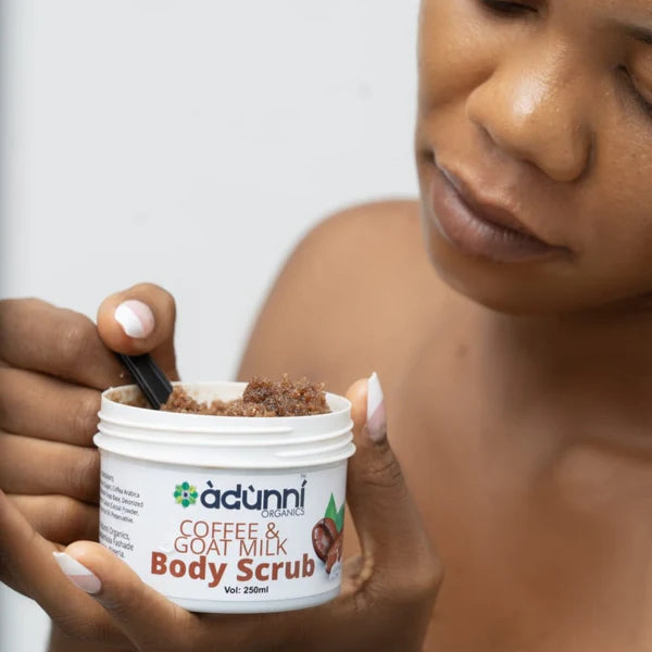 COFFEE & GOAT MILK BODY SCRUB [ADUNNI ORGANICS]