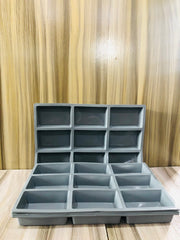 NINE CAVITY RECTANGULAR SILICON MOLD