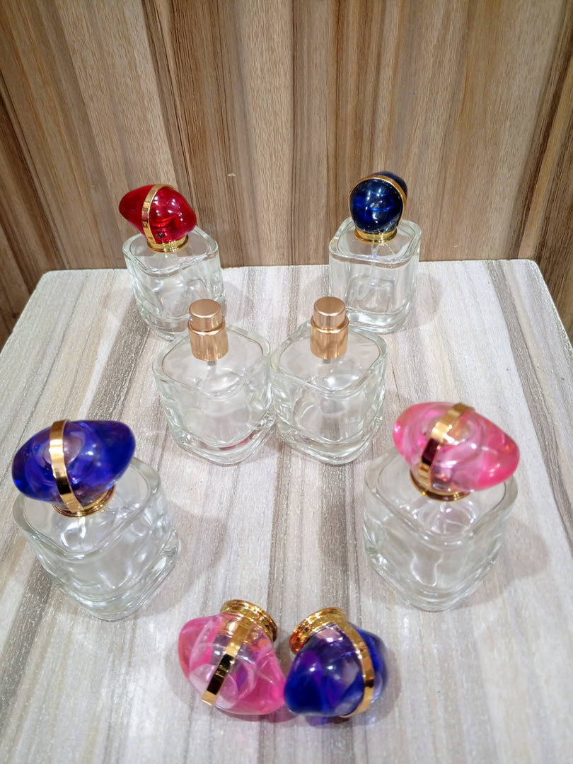 COLOURED RUBY PERFUME BOTTLE