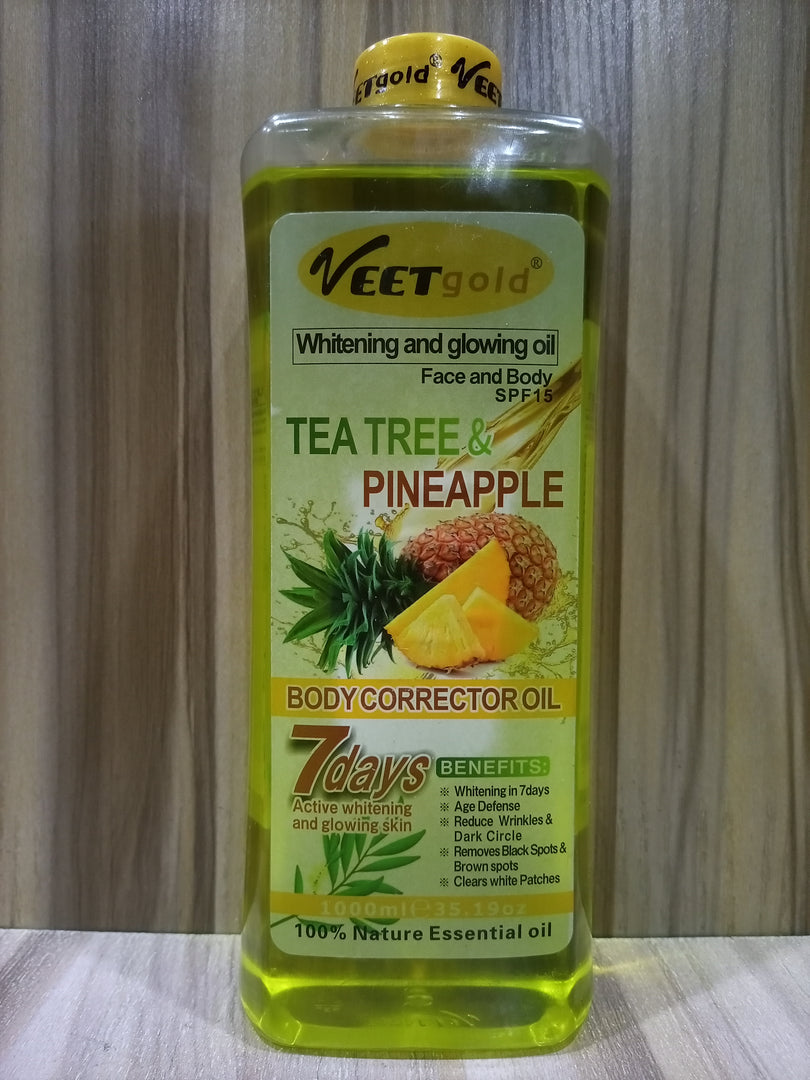 VEET GOLD TEA TREE & PINEAPPLE OIL