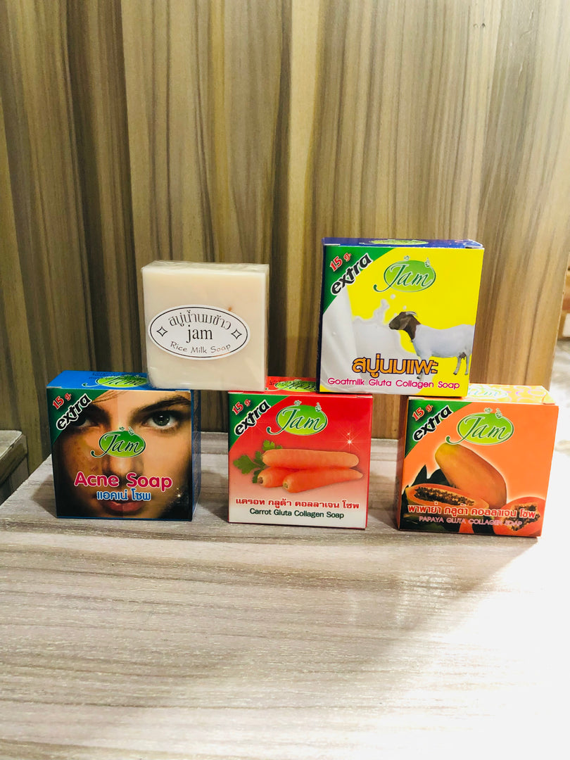 JAM PAPAYA GLUTA COLLAGEN SOAP