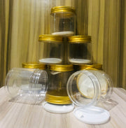 1000GM ACRYLIC SILVER & GOLD COVER CUP (SHORT)