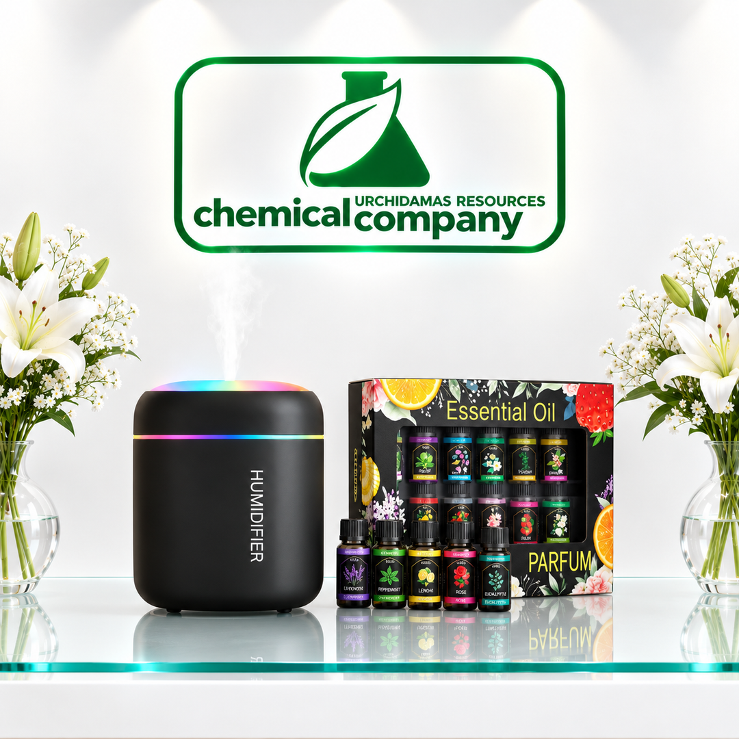 AromaGlow LED Humidifier & Essential Oil