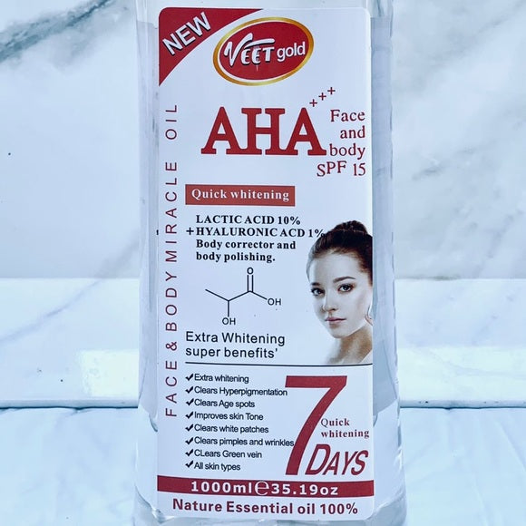 VEET GOLD AHA OIL