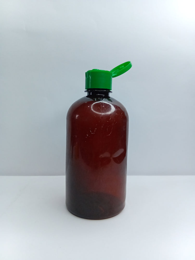 JASMINE PLASTIC BOTTLE (500ML) (AMBER)