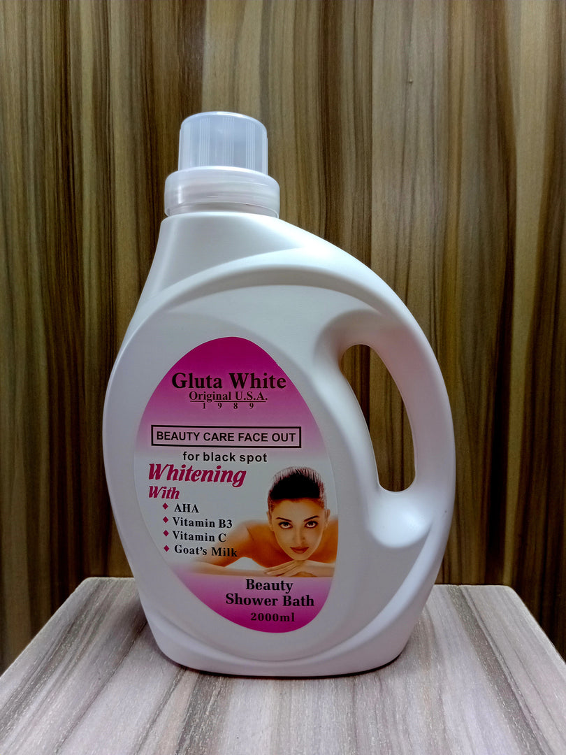 GLUTA WHITE SHOWER BATH (2000MLS)