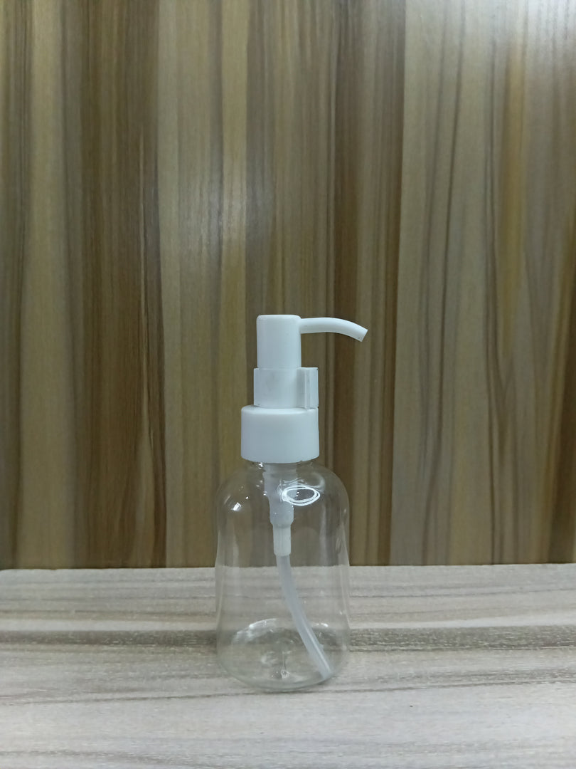 OROBO PENGUIN PLASTIC BOTTLE (100ML) 24MM OPENING (SHORT TRANSPARENT)