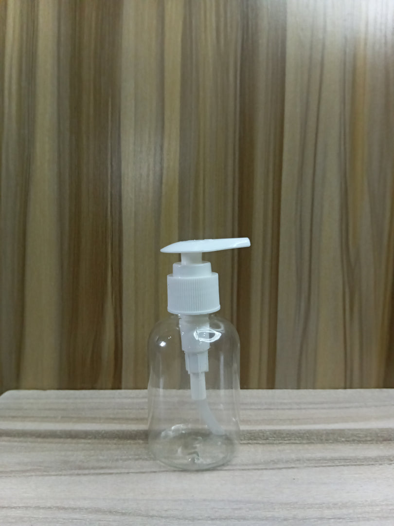 OROBO PENGUIN PLASTIC BOTTLE (100ML) 24MM OPENING (SHORT TRANSPARENT)