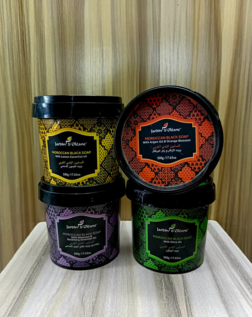 JARDIN D' OLEANE MOROCCAN BLACK SOAP