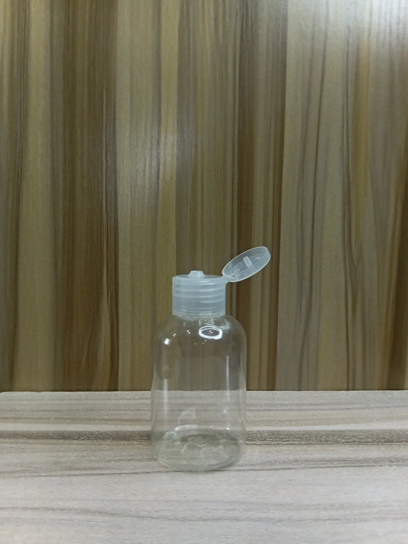 OROBO PENGUIN PLASTIC BOTTLE (100ML) 24MM OPENING (SHORT TRANSPARENT)