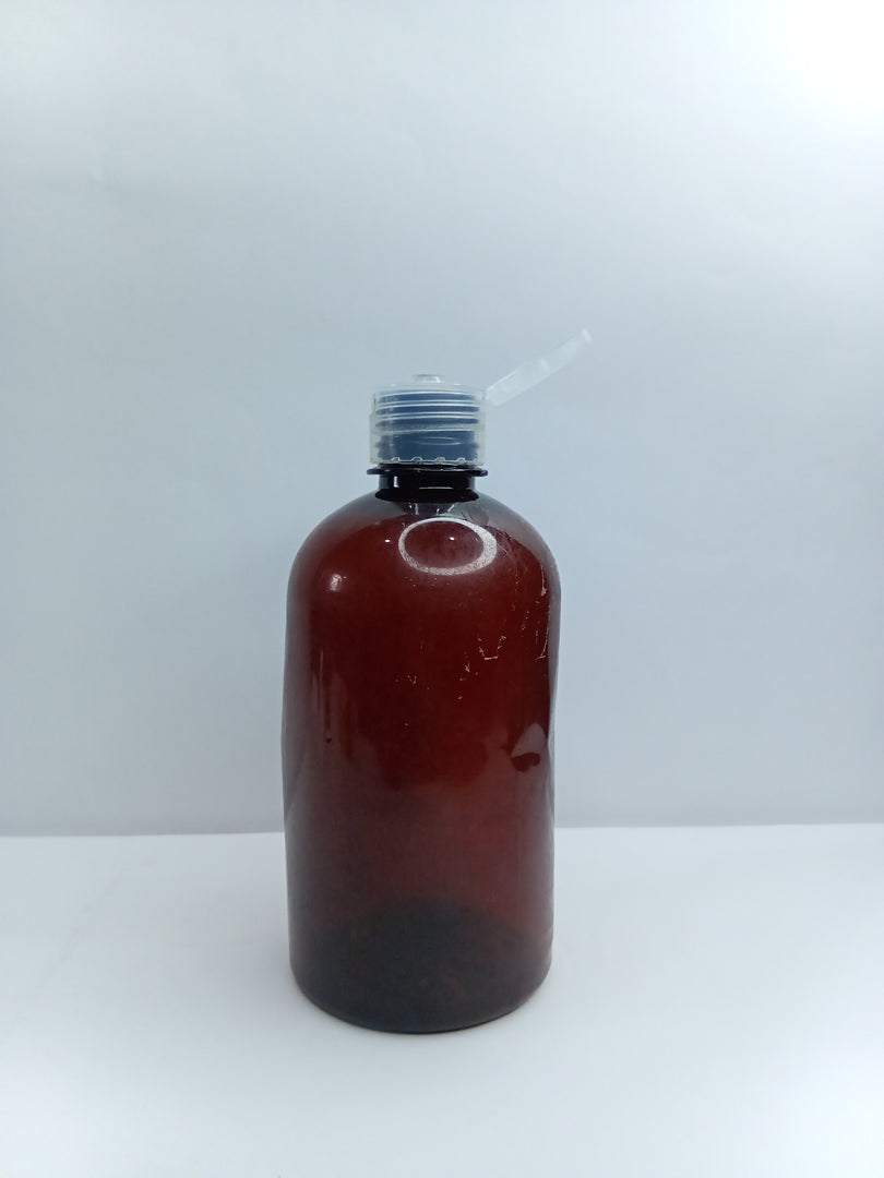 JASMINE PLASTIC BOTTLE (500ML) (AMBER)