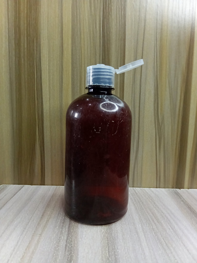 JASMINE PLASTIC BOTTLE (500ML) (AMBER)