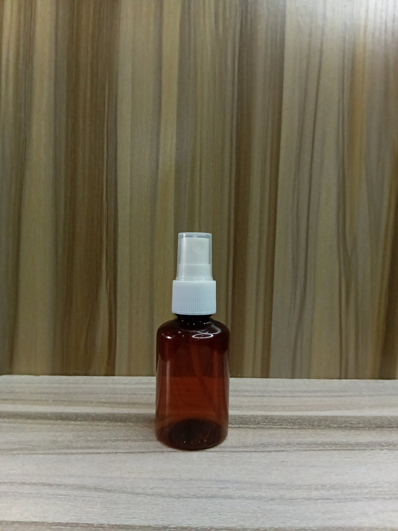 PENGUIN PLASTIC BOTTLE (50ML) 20MM OPENING (AMBER)