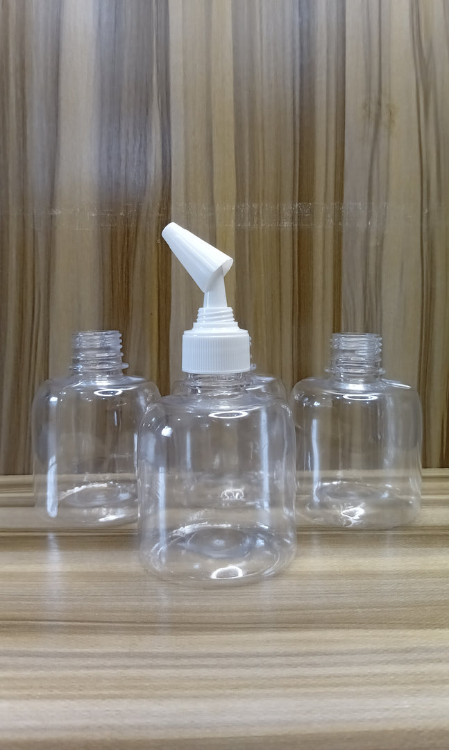 JASMINE PLASTIC TRANSPARENT BOTTLE (250ML)