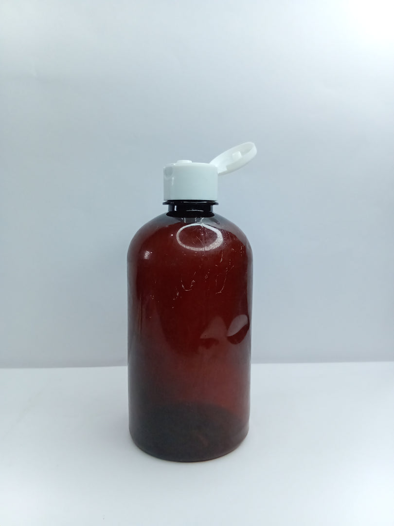 JASMINE PLASTIC BOTTLE (500ML) (AMBER)