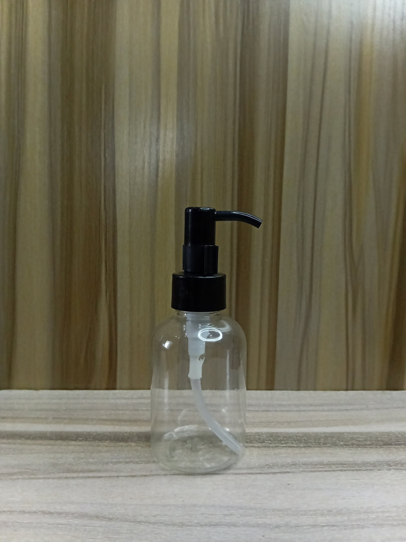 OROBO PENGUIN PLASTIC BOTTLE (100ML) 24MM OPENING (SHORT TRANSPARENT)