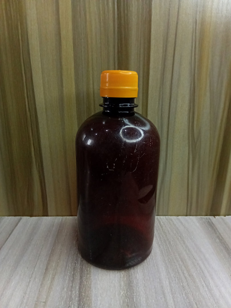 JASMINE PLASTIC BOTTLE (500ML) (AMBER)