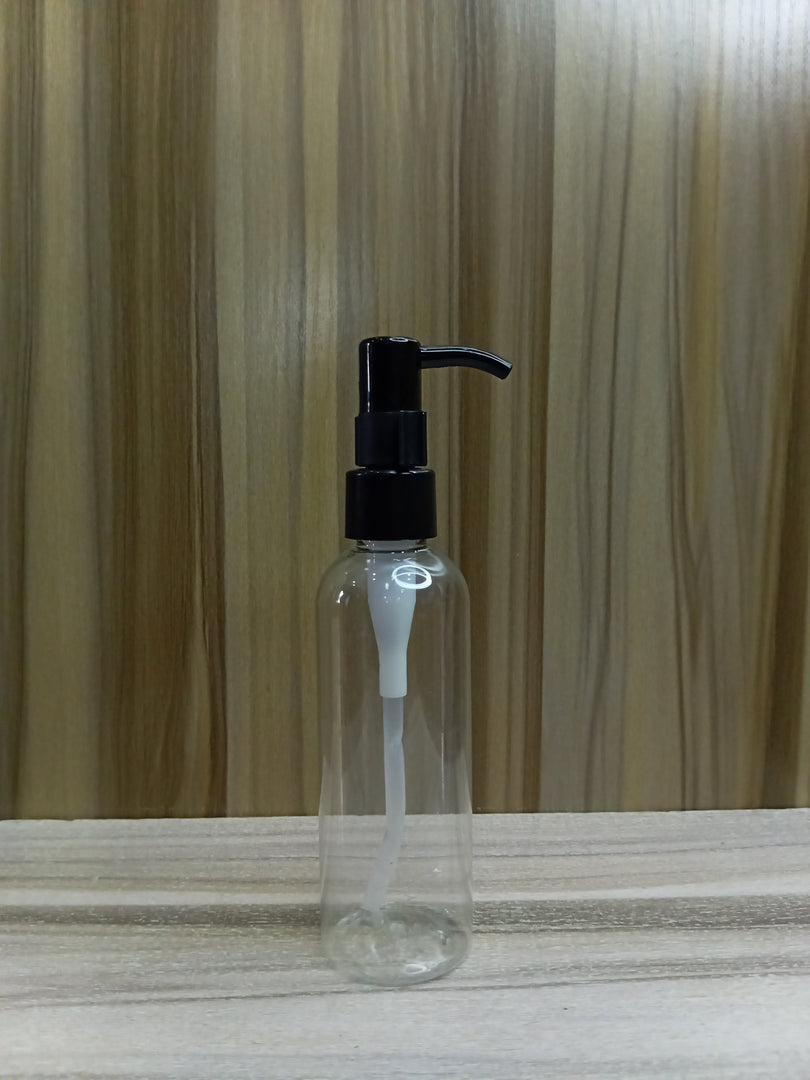 OROBO PENGUIN PLASTIC BOTTLE (100ML) 20MM OPENING (LONG TRANSPARENT)