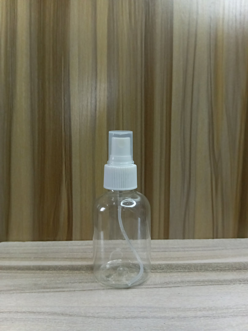 OROBO PENGUIN PLASTIC BOTTLE (100ML) 24MM OPENING (SHORT TRANSPARENT)