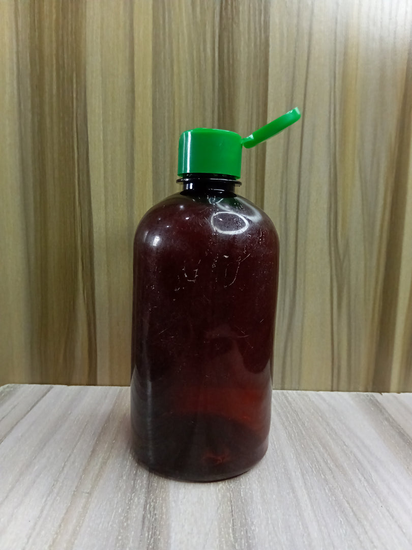 JASMINE PLASTIC BOTTLE (500ML) (AMBER)